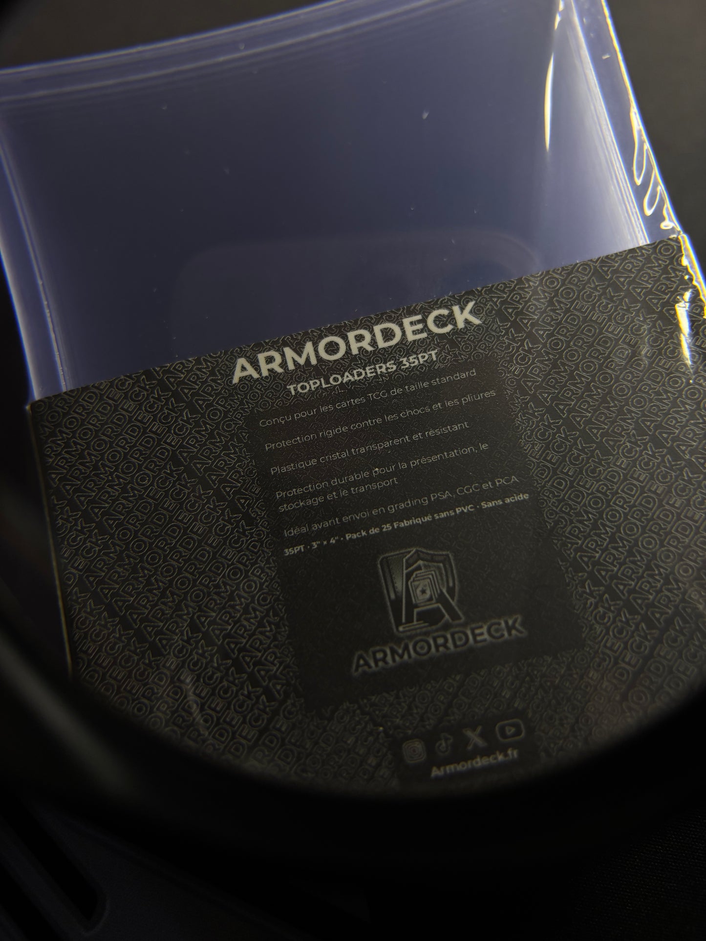 Toploaders 35PT ArmorDeck — Pochettes Rigides Cartes Rares (x25)
