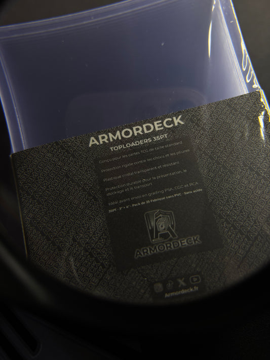 Toploaders 35PT ArmorDeck — Pochettes Rigides Cartes Rares (x25)