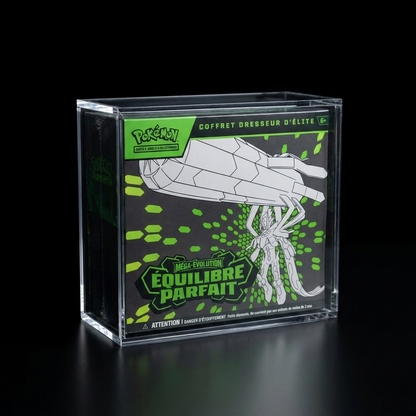 Protection Elite Trainer Box TCG — Boîte Rigide Transparente